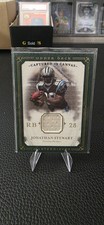 2008 Masterpieces Captured on Canvas Green Framed Jonathan Stewart Rookie RC