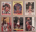 Michael Jordan 6 Card Mixed Lot