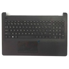 Palmrest Cover w/ Keyboard Touchpad 925008-001 Black For HP 15-BS 15-BW
