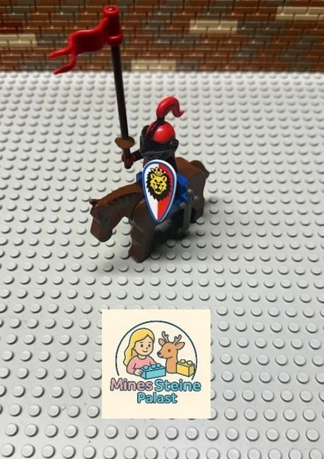 (L-2) Lego Royal Knights Ritter Pferdedecke Satteldecke Pferd Reiter 6090