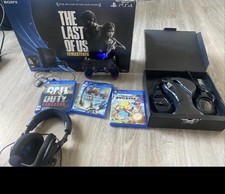Sony PlayStation 4 500GB Black Console Bundle with Games, Controller, Headset