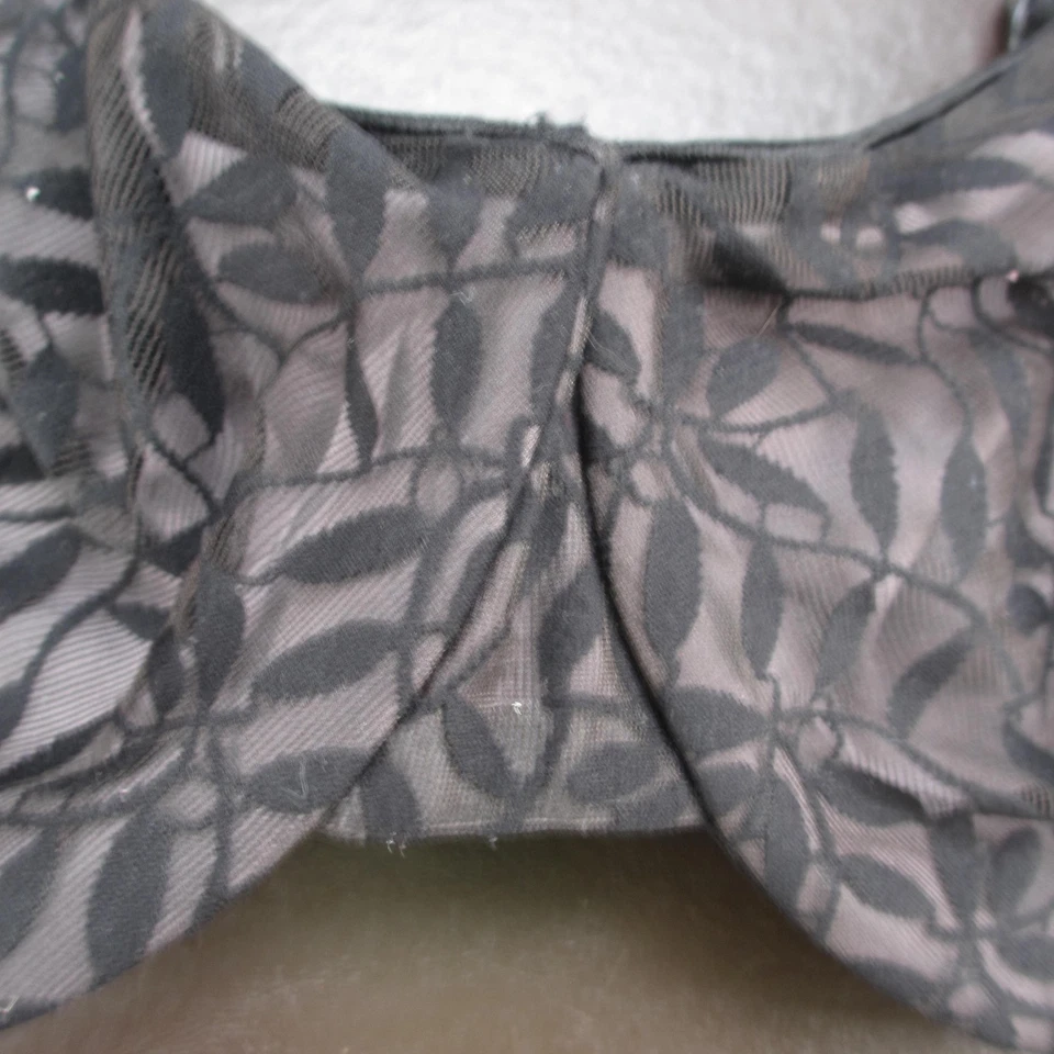 Sujetador Olga By Warners para mujer 36DD hoja negra encaje con aros cobertura completa Foto 3 de 4