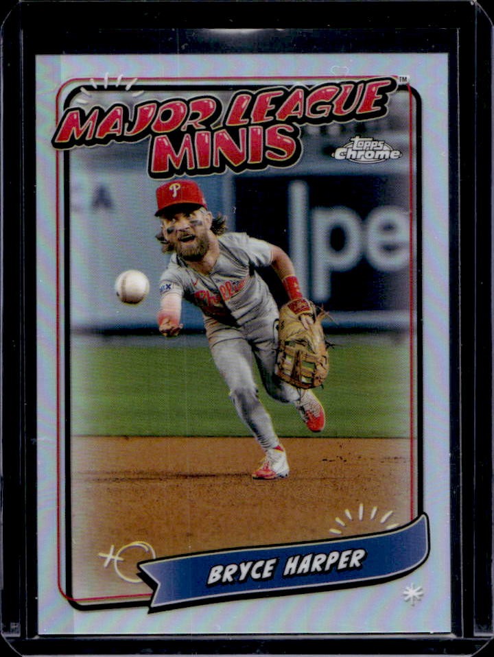 2024 Topps Chrome Update Bryce Harper Major League Minis #MM-15 Phillies