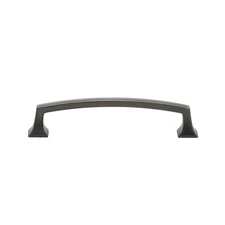 GlideRite 5-Inch Center Deco Base Pull Cabinet Hardware Handle, Pewter, 87380...
