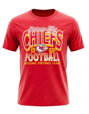 Kansas City Chiefs NFL Team Apparel Youth Kids Team Red T-Shirt - M 8/10