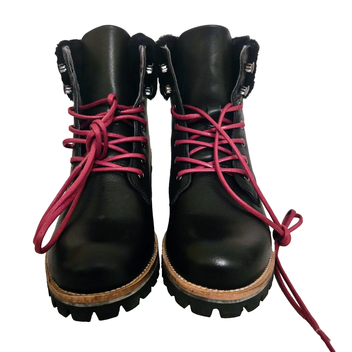 Blackstone Black Leather Lace Up Combat Boogs Mens Size 47 / US 14 Men main image 3