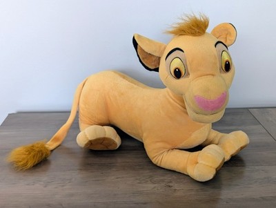 2002 Simba Lion King Plush 18  Disney Hasbro Large Vintage Stuffed Animal