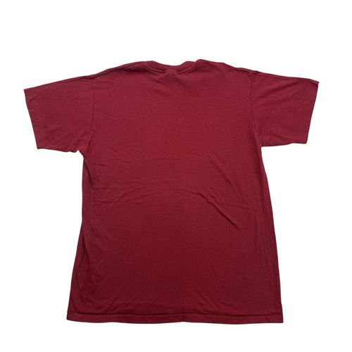 Vintage Shirt Mens Large L Red Wishard Memorial Hospital Cares Single Stitch - Picture 2 of 12