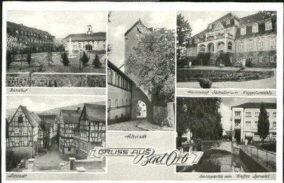 Bad Orb Train Station Sanatorium Cafe x 1955
