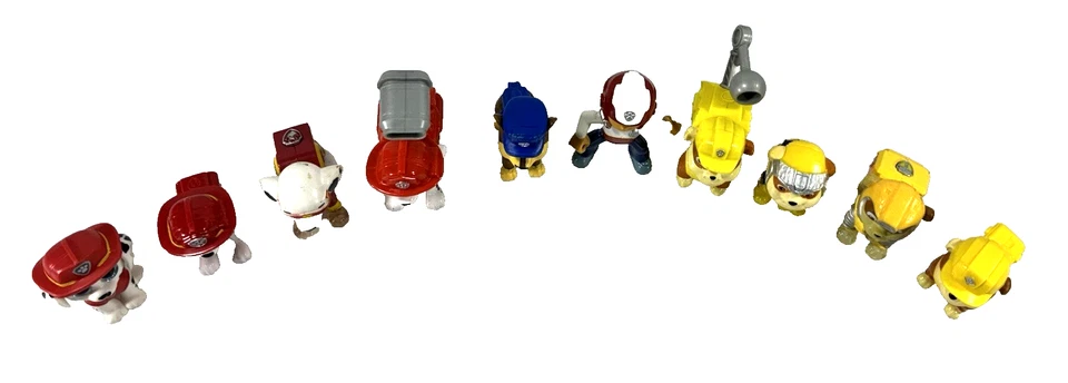 Lote Mixto Surtido de 10 Personajes Figura Juguete Paw Patrol Nickelodeon Foto 2 de 4