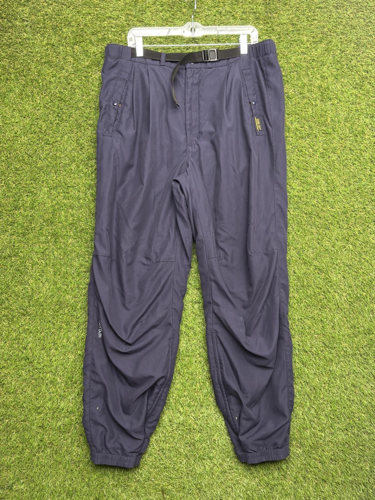 Sun Mountain Rain Pants Mens XL Blue Gore-Tex Waterproof Windproof Golf 42x32