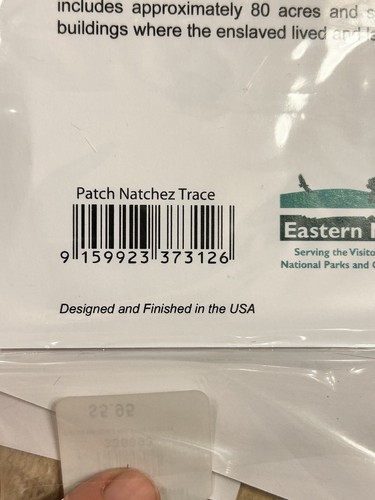 MELROSE ESTATE, NATCHEZ Natl Historic Park Embroidered Patch, Brand New Sealed - Picture 6 of 10