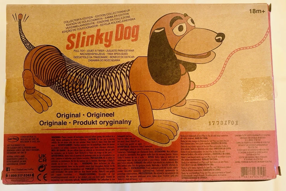 Just Play Disney Pixar's Toy Story Slinky Slink perro tirar juguete caminar juguete de primavera Foto 3 de 4