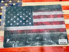 USA Flag Patriot Pro American Flag Mat Handgun Gun Cleaning Bench Mat Cerus Gear