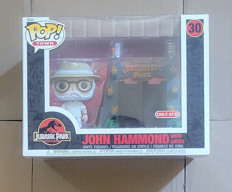 Funko Pop! Town: Jurassic Park John Hammond with Gates Target (Exclusive) #30