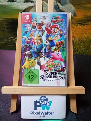 Super Smash Bros. Ultimate - Nintendo Switch  HÜLLE MIT MÄNGELN