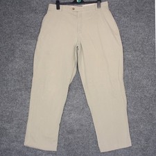 Chaps Ralph Lauren Men's Khaki Twill Straight Fit Pants Size 36x32