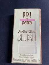 PIXI On-the-Glow Blush FLEUR Pink Hydrating Tinted Moisture Blush Stick NEW BOX