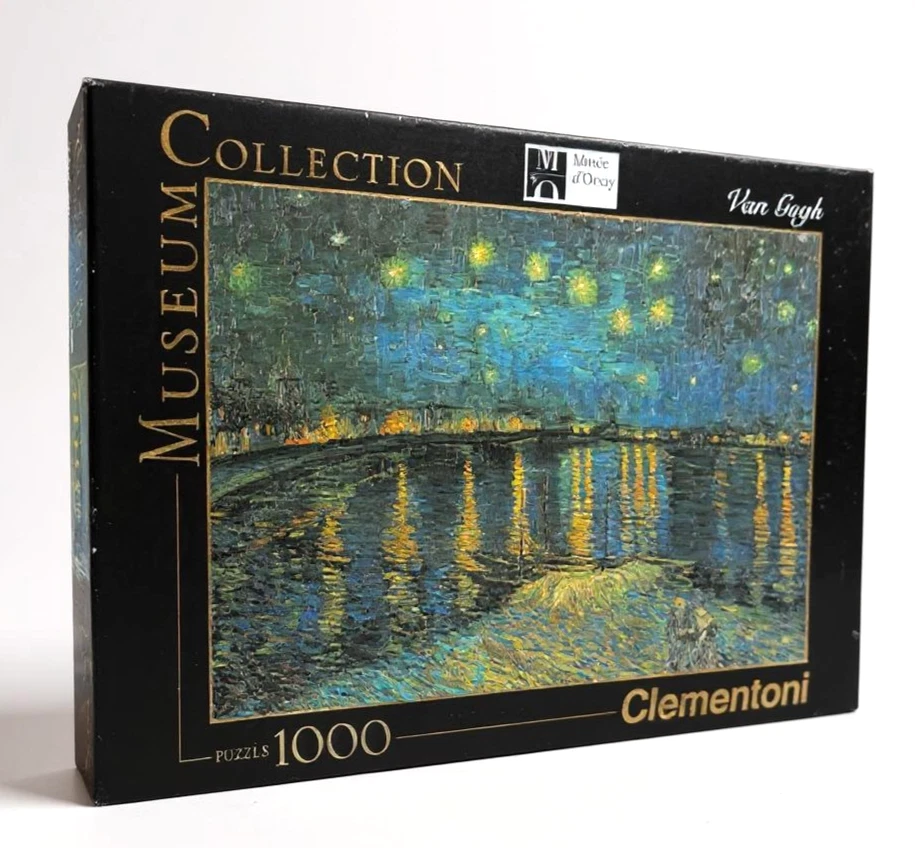 Clementoni Museum Collection 1000 Piece Van Gogh Starry Night on the Rhone - Image 2 of 4