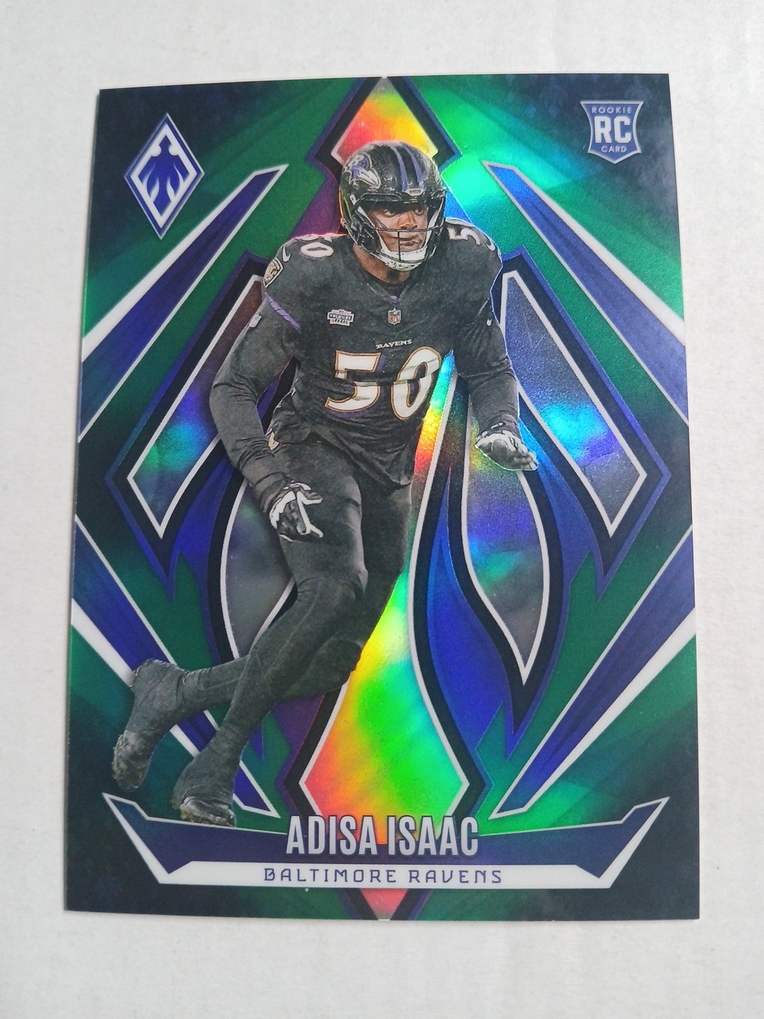 Adisa Isaac Panini Phoenix #152 Green Fade
