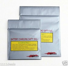 1 Efest Silver Lipo Safe and Storage Charging Small Bag