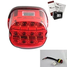 Eagle Lights Harley Red LED Tail Light Replacement for Sportsers/Dyna Layback