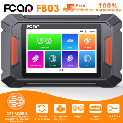 FCAR F803 Diesel Heavy Duty Truck Scanner HD OBD All System Diagnostic DPF Regen