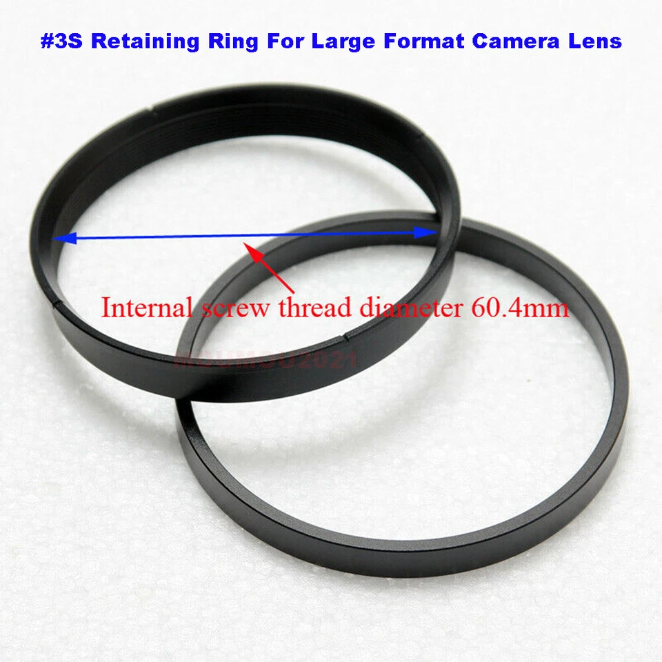 New #3S 60.4mm Copal Compur Retaining Shutter Ring For Large Format Lens Fijinon - Image 2 of 4