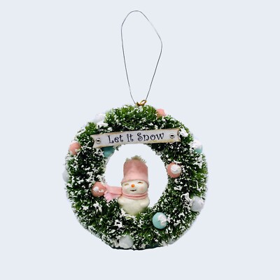 Bethany Lowe Designs: Christmas, Michelle Allen, Let it Snowgirl in Wreath