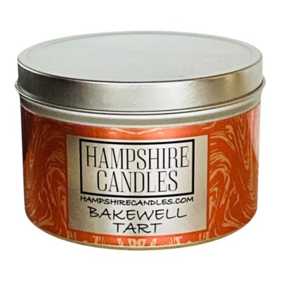 Bakewell Tart Candle, starker Duft, Sojawachs, Handarbeit