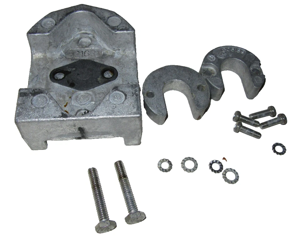 GENUINE MerCruiser Aluminum Anode GIMBAL HOUSING & Trim Cylinder With Hardware - Image 2 of 3