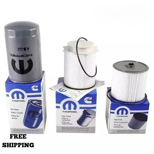2019 2022 Ram 2500 3500 4500 5500 Factory Mopar Diesel Fuel and Oil Filter Set - Image 4 of 4