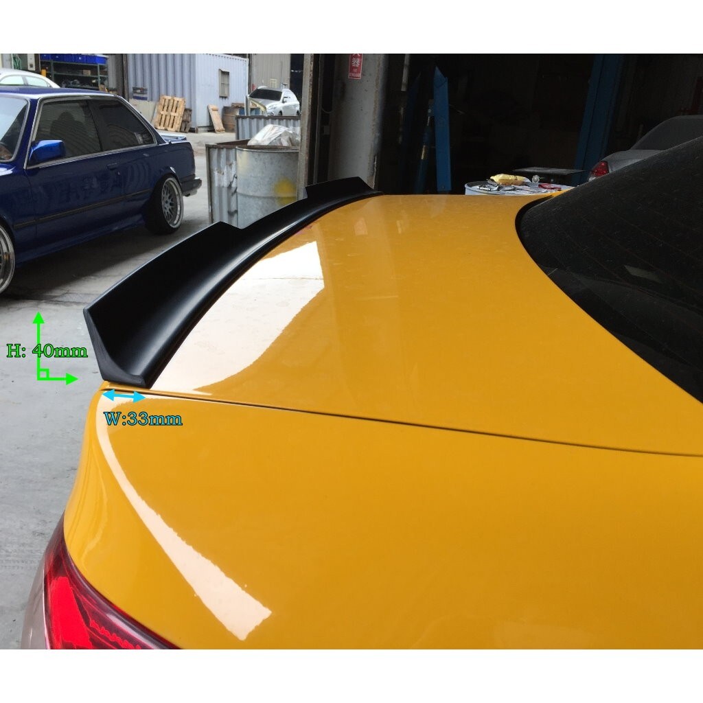 Dodge Neon Mid-Rise Factory Post No Light Spoiler (2000-2005