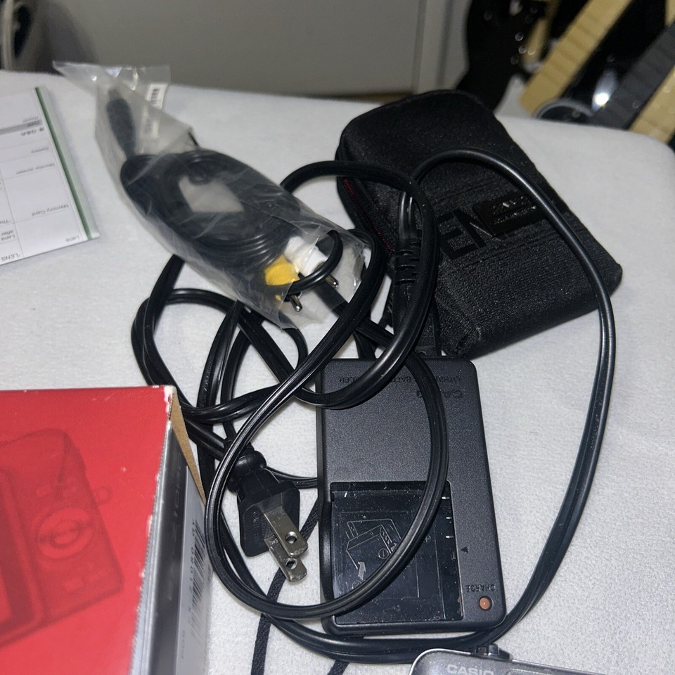 Casio Exilim EXZ1080 10.1MP Digital Camera Silver Broken eBay