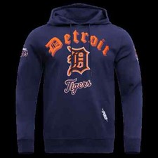 Pro Standard - NFL Detroit Tigers Old English Men's Hoodie - Navy Blue