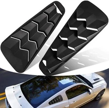 Quarter Side Window Louvers Windshield SunShade Cover for 2005-2014 Ford Mustang