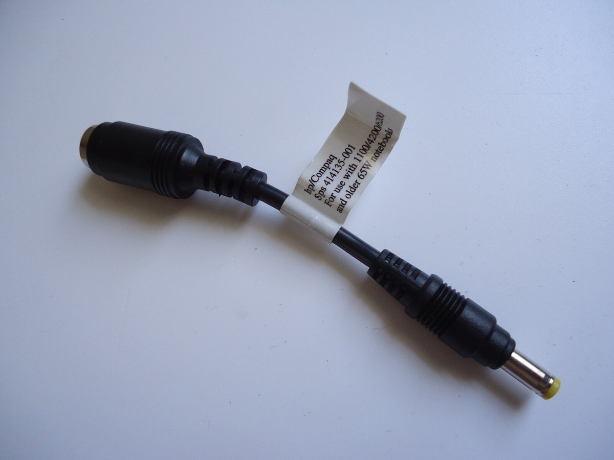 HP Compaq 65W Smart AC Adapter Dongle 406823-001 Sps 414135-001 | eBay