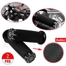 RSD 1" Hand Grips for Harley Street Road Glide Handle Bar Electronic Throttle US