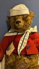 Pat Murphy Fully Jointed Mohair Bear 14 Inches With Hat And Jacket Glass Eyes