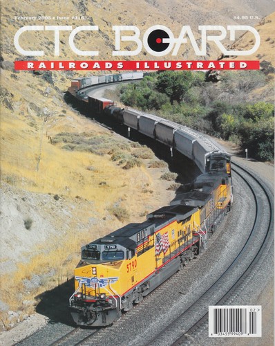 CTC BOARD 2/05 A DAY IN NORTH AMERICA 10/16/04 CSX AMTRAK BNSF UP INDIANA SOUTHE - Bild 1 von 2