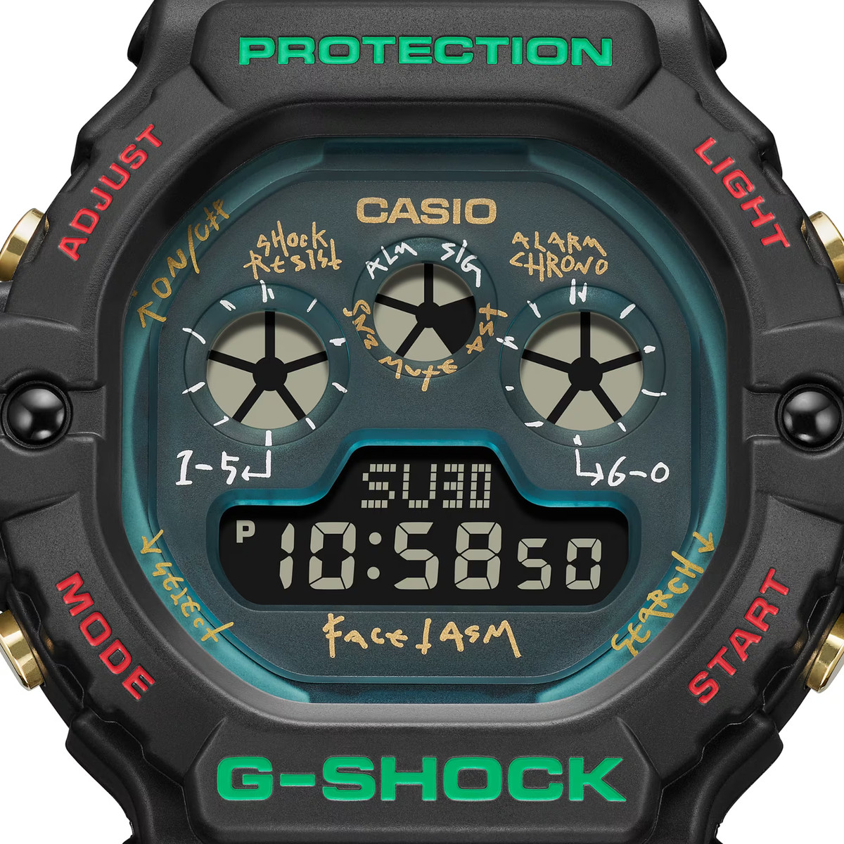 Casio G-SHOCK DW-5900FA-1JR Digital Tough Watch FACETASM collaboration model