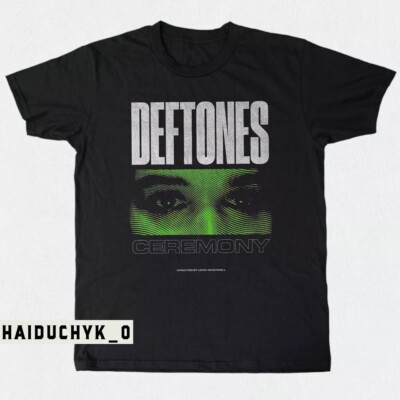 DEFTONES CEREMONY Unisex Black T-shirt Size S-5XL