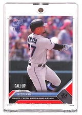 2023 MLB Topps Now Jacob Amaya Call-Up RED PARALLEL /10 SSP Marlins #462 🔥