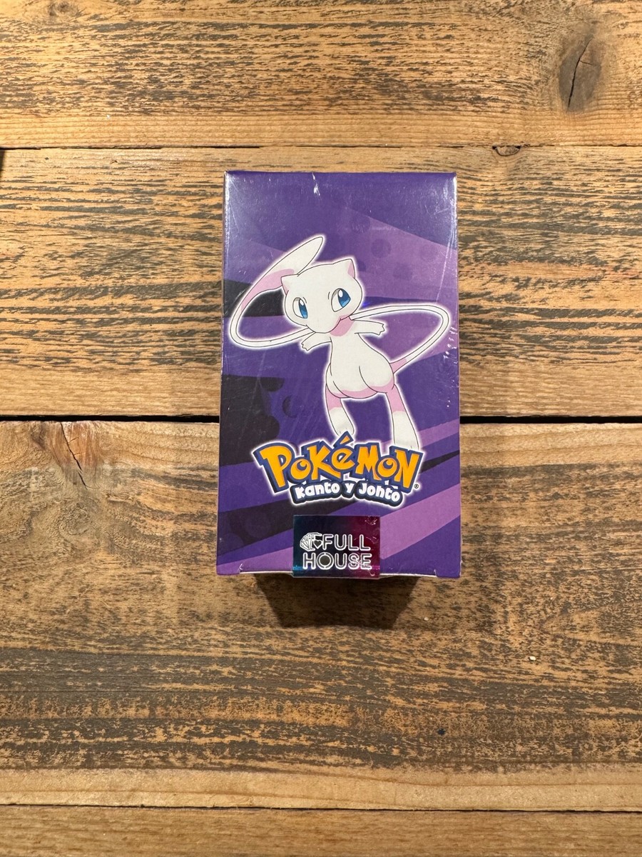 pokemon kanto full house cards Pokémon FULL HOUSE Kanto & Johto MEW Edition BOX • 25 Sticker Packs • PERU
