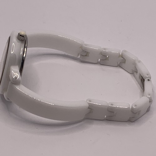 Longbo 6063 Women's White Ceramic Analog Dial Quartz Genuine Wrist Watch Gbk27 - Picture 7 of 9