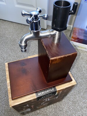 Double tête - Distributeur de Vin, Whisky ou Liqueur Rustique avec 1-2