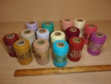 LOT 2 15 RANDOM COLORS PRETTY PUNCH ACRYLIC YARN FOR PUNCH EMBROIDERY