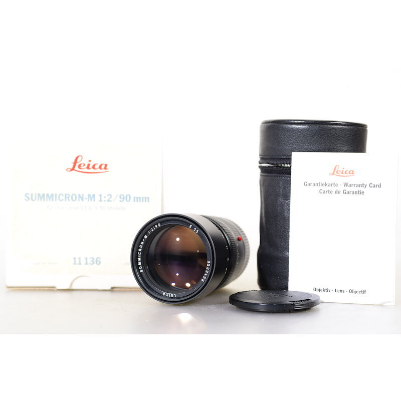 Leica 11136 Leitz Summicron-M 90mm f/2 Telephoto Lens for M-Mount