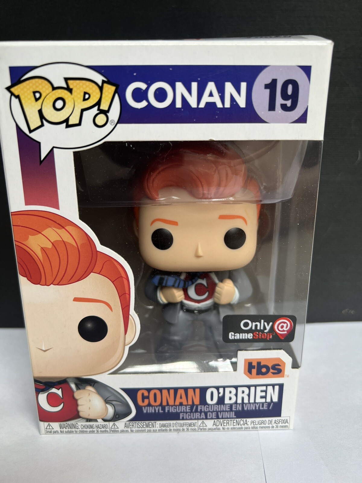 Sale Funko Pop! Tbs Conan O'Brien Gamestop Exclusive #19
