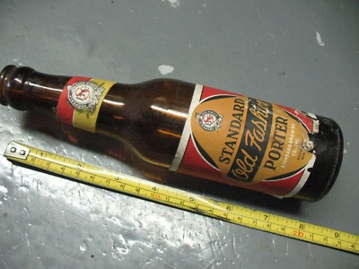 ROCHESTER N Y  STANDARD   OLD FASHION PORTER DURAGLASS  BOTTLE COPYRIGHT 1949 